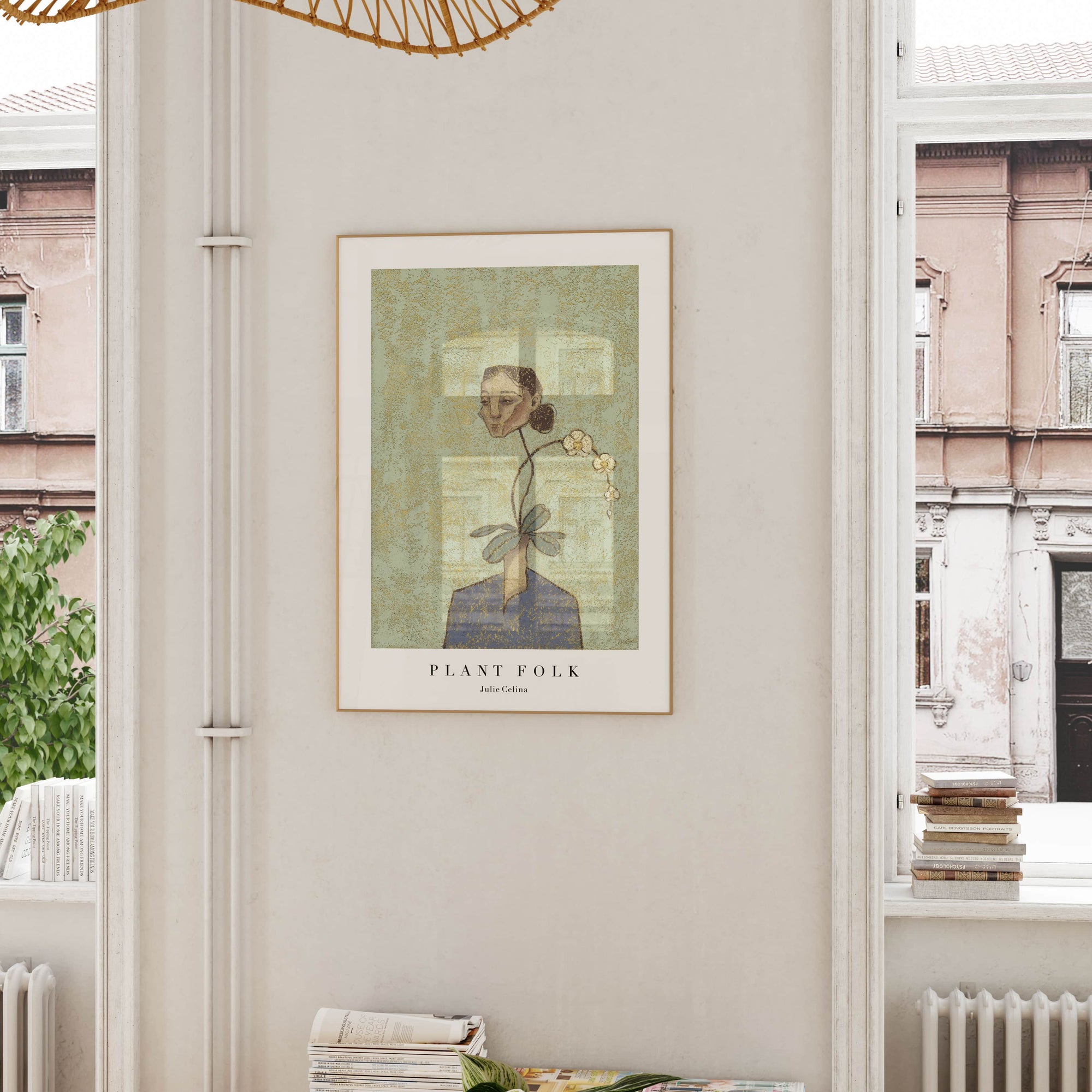 Plant Folk - Botanical Art Print-