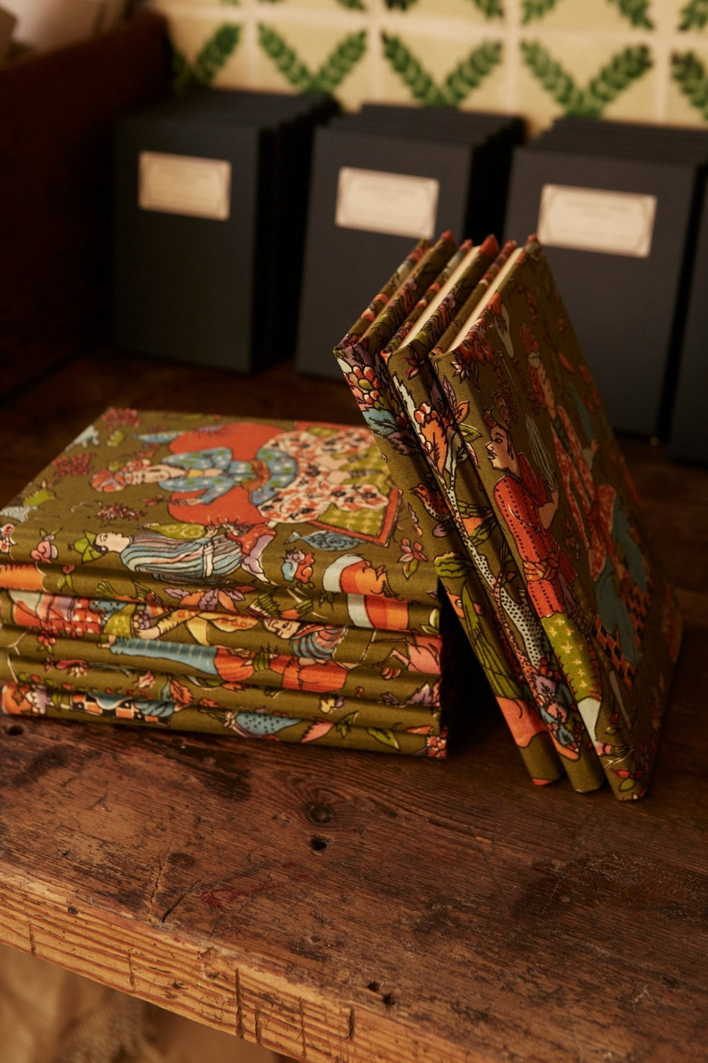 Indian Block Print Bound Notebook - A5