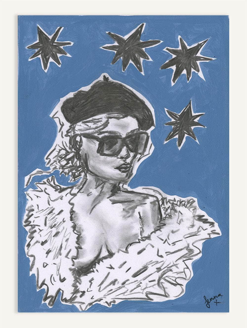 New York Muse Painting