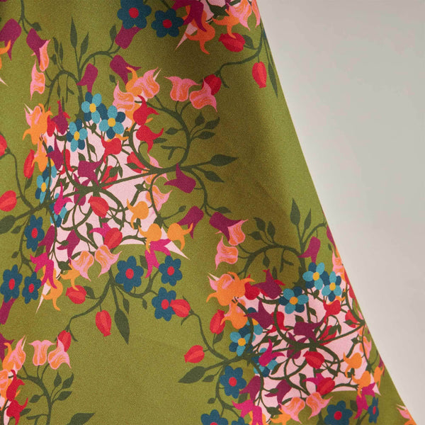 Blumen Green Tablecloth