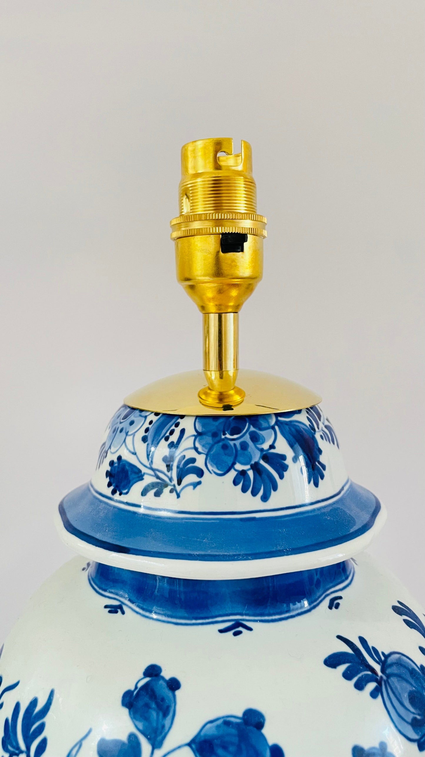 Antique ‘De Porceleyne Fles’ Delft Lamp - pre order for early July