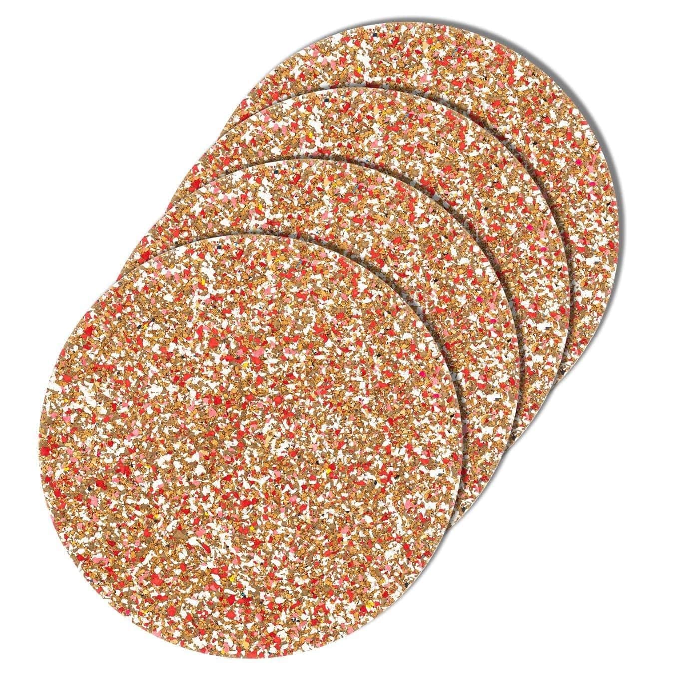 Speckled Cork Combo Set 2- Red
