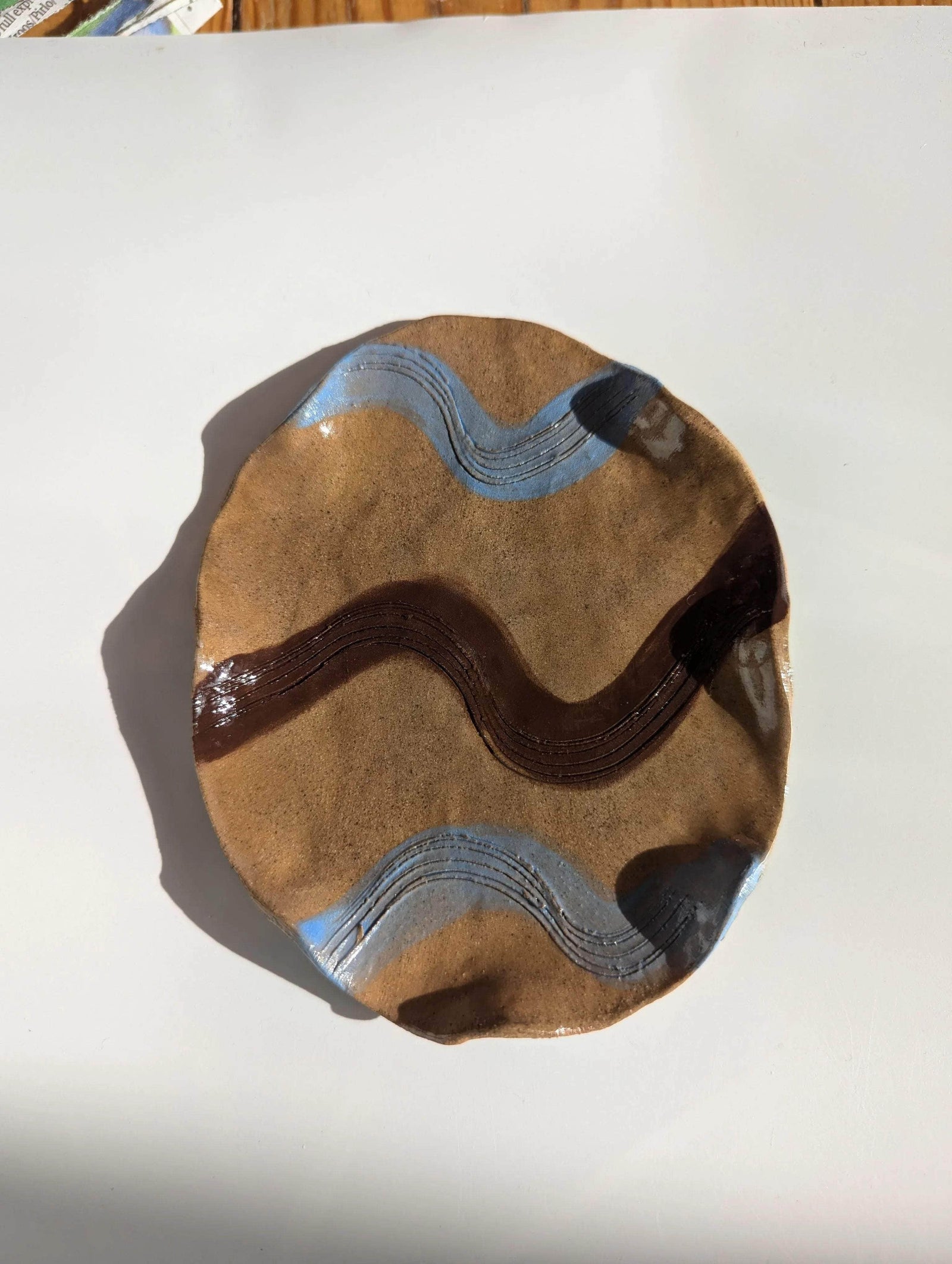 Checked Wavy Spoon Rest