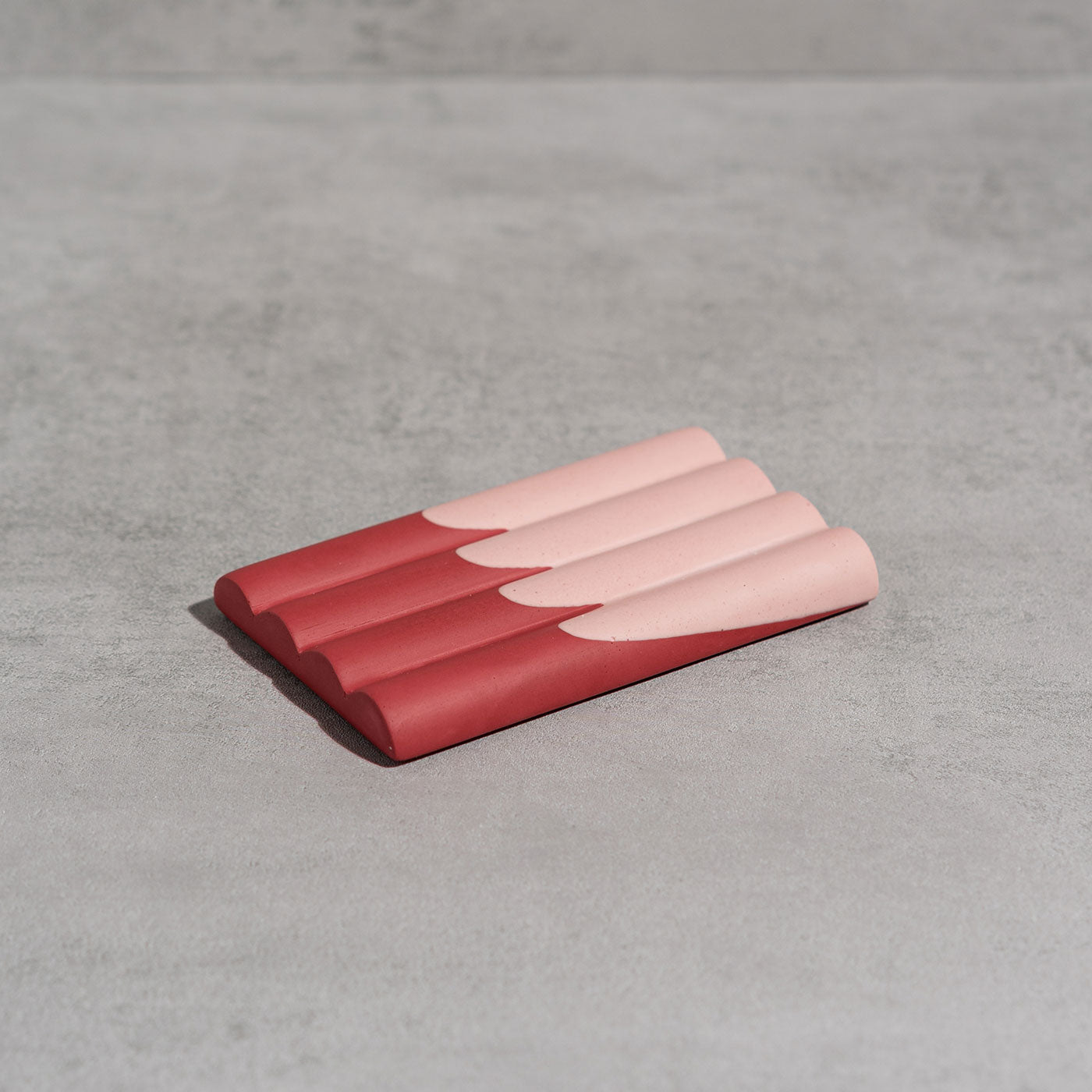 Soap Dish No1 - Pale Pink & Berry