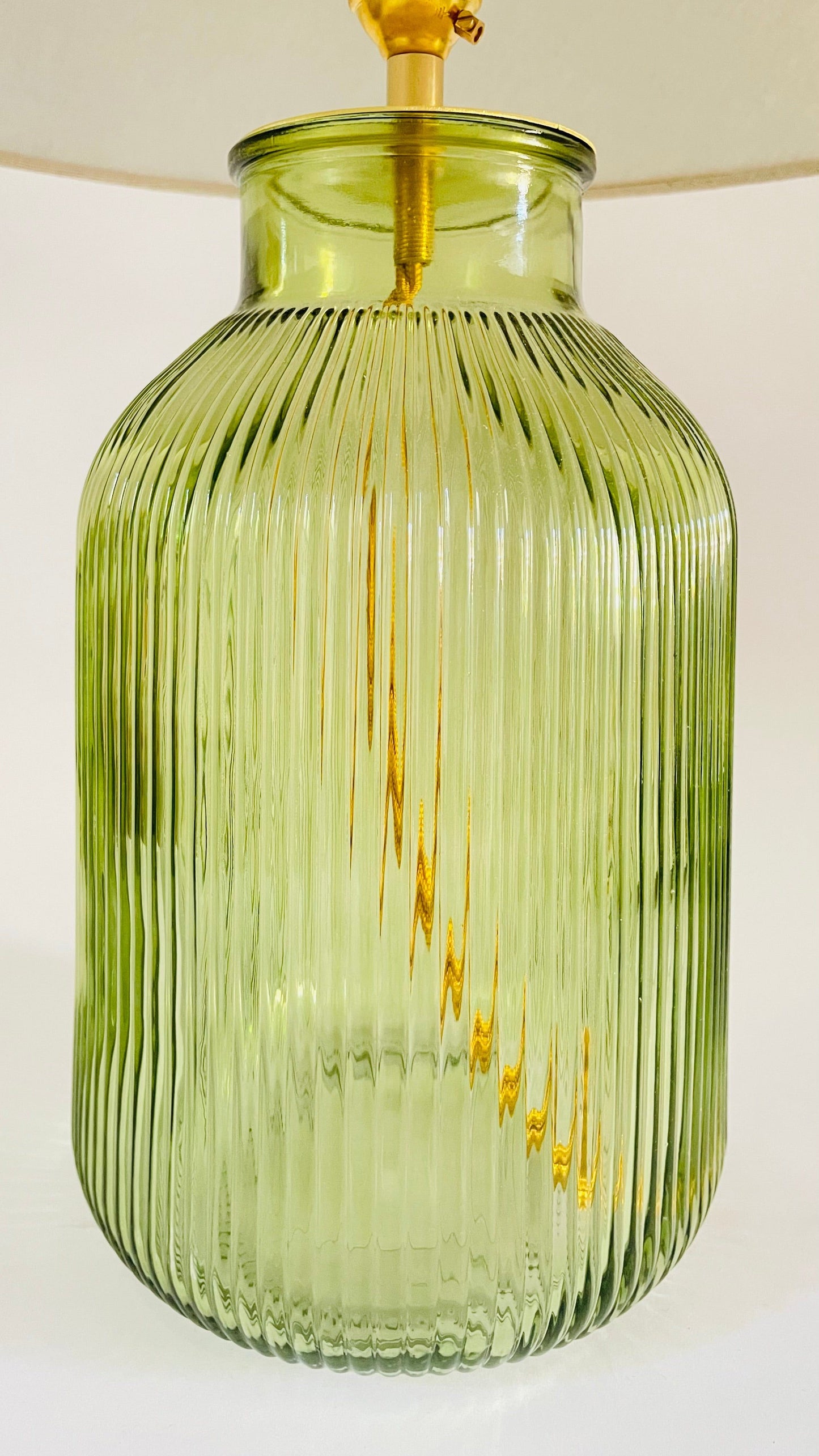 Antique French Bottle Lamp