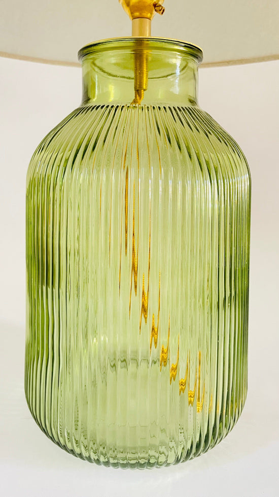 Antique French Bottle Lamp