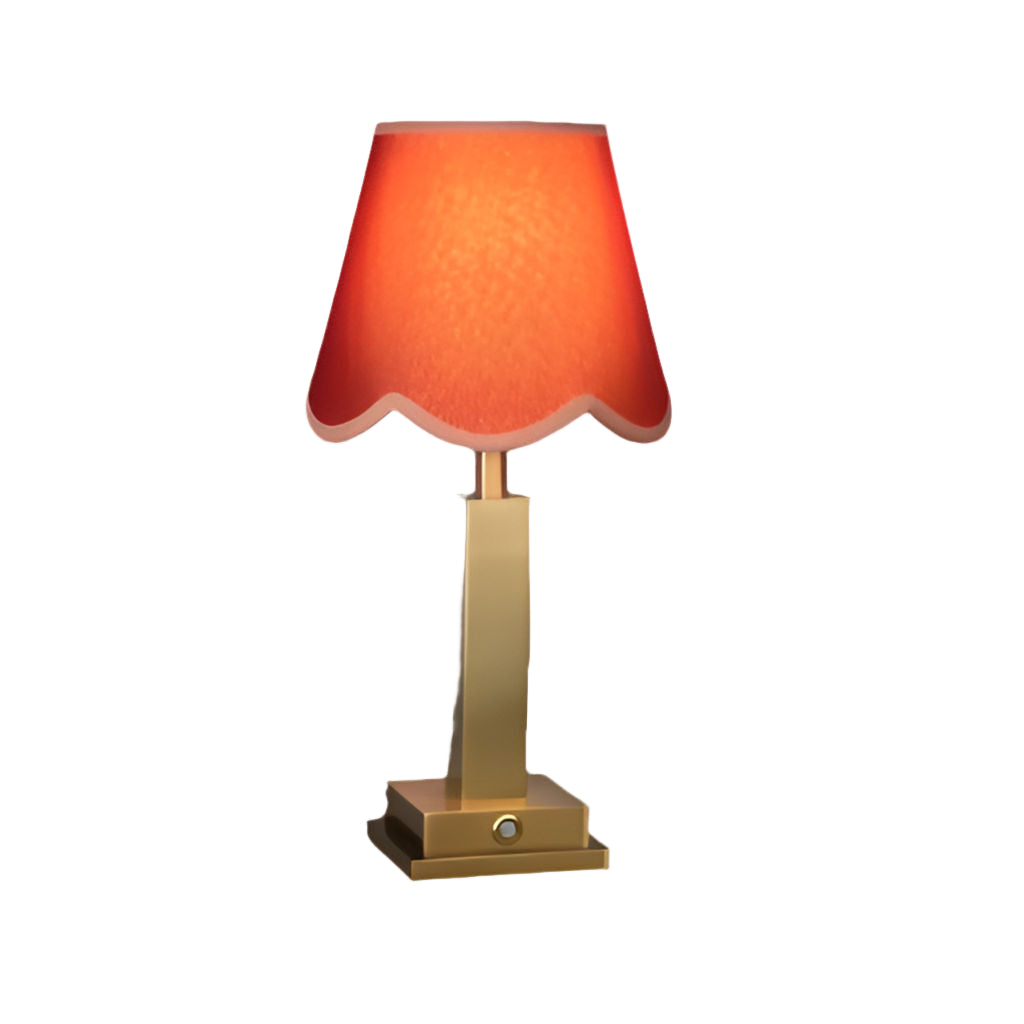 Philia Table Lamp Red Scallop