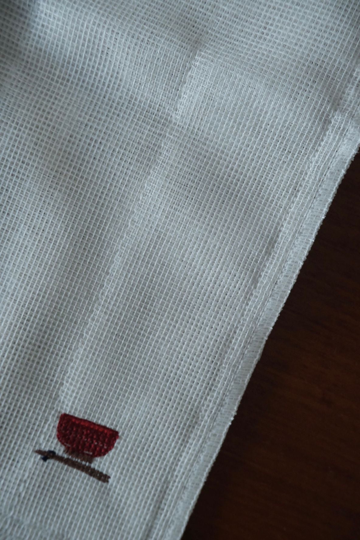 Lacquer Bowl Embroidery Cloth with/without NAGORI Cutlery set (3-Pieces)