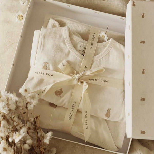 New Baby Sleepsuit and Blanket Gift Set - Bunny