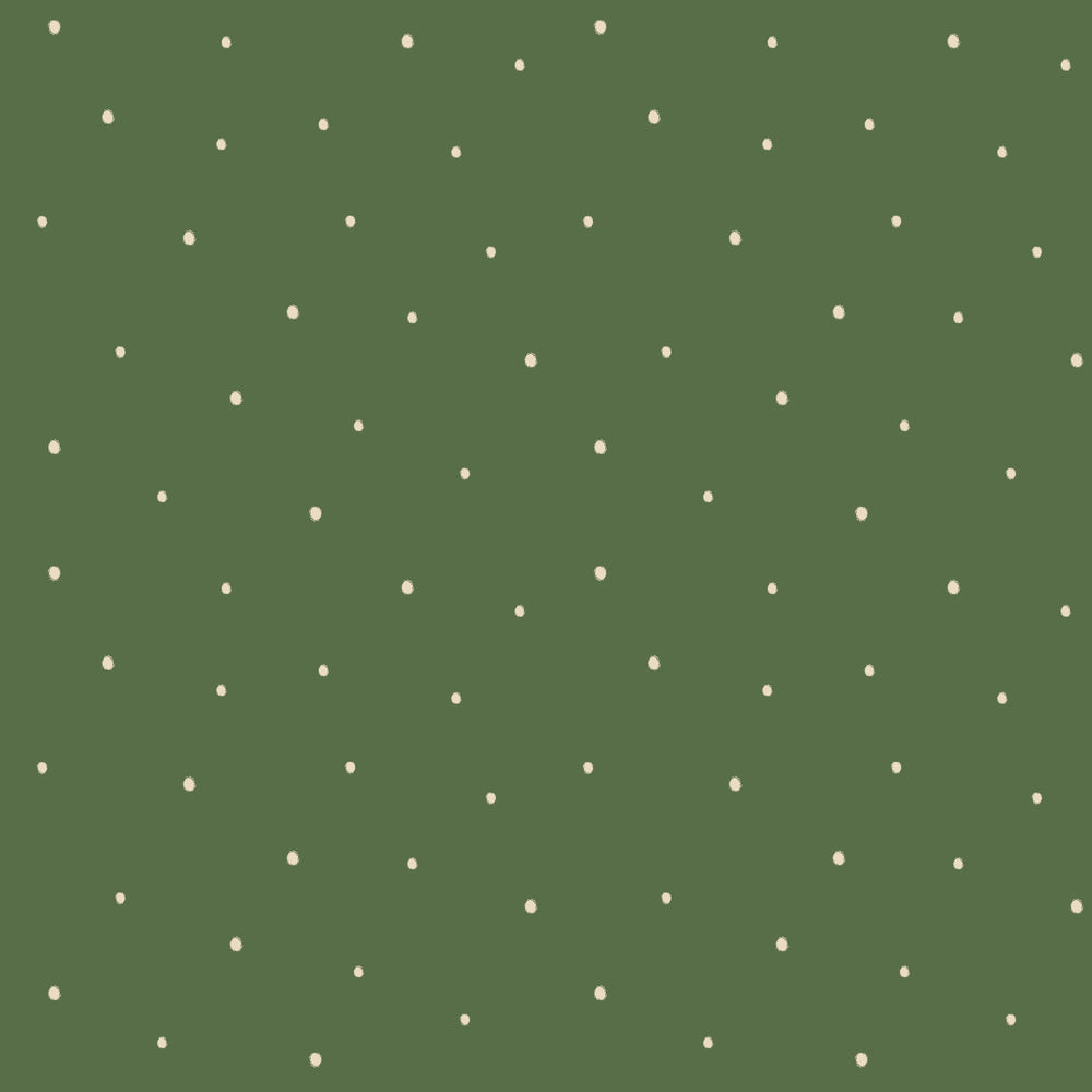 Dolce Daisies Wallpaper, Pistachio, Sample