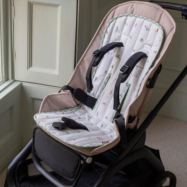 Pram Liner - Little Farm / Greenhouse Gingham