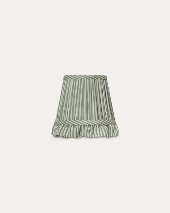 The Fine Stripe in Sage Wall Light Lampshade