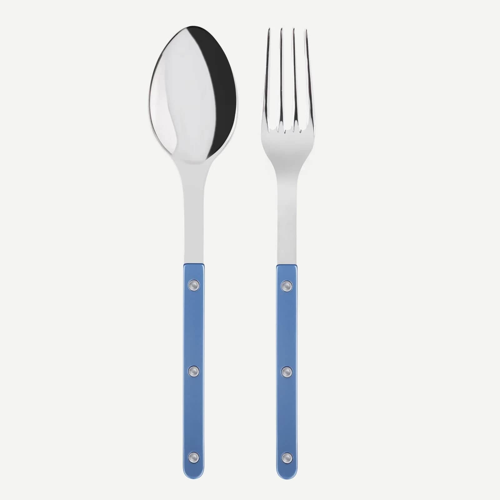 Bistrot Pearly Serving Set, Light Blue