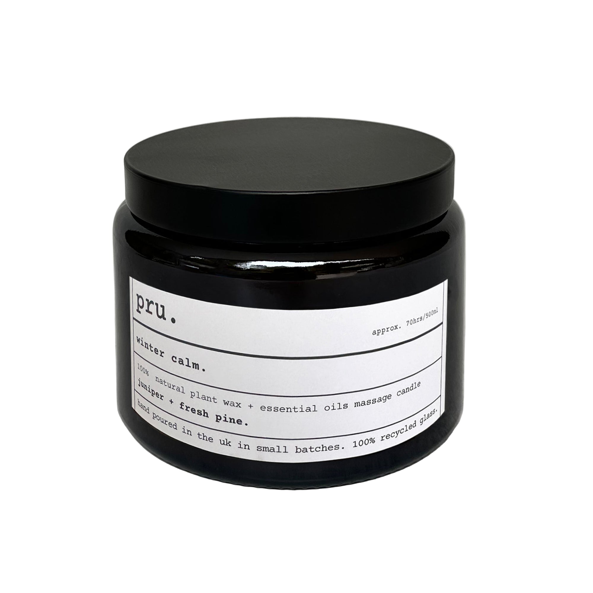 Apothecary 100% Essential Oil Massage Candle - Winter Calm