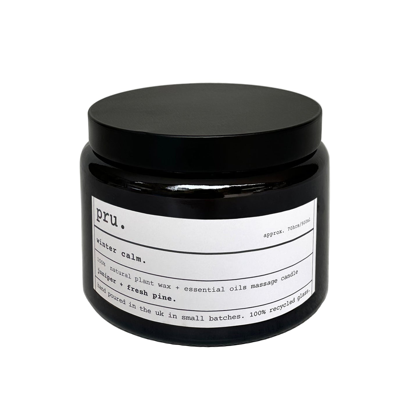 Apothecary 100% Essential Oil Massage Candle - Winter Calm