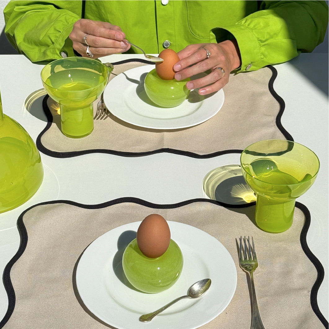 BOUNCE Egg Cup Green