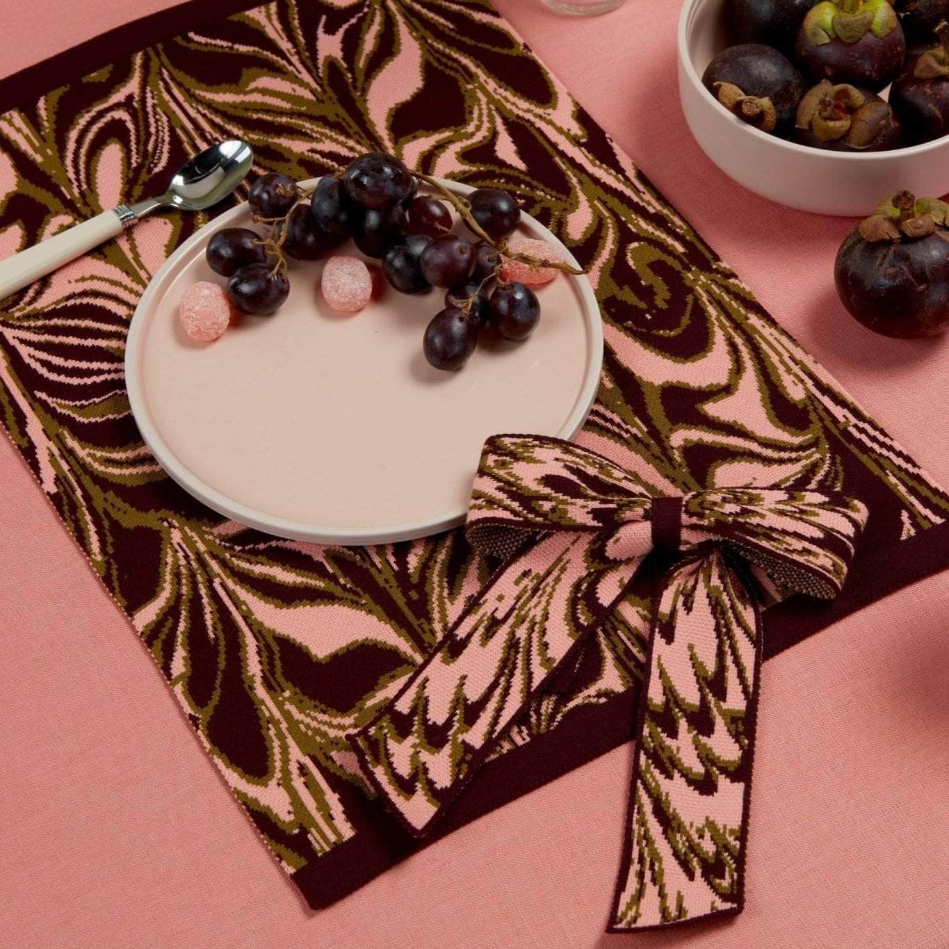 Swirl Placemat - Cantaloupe