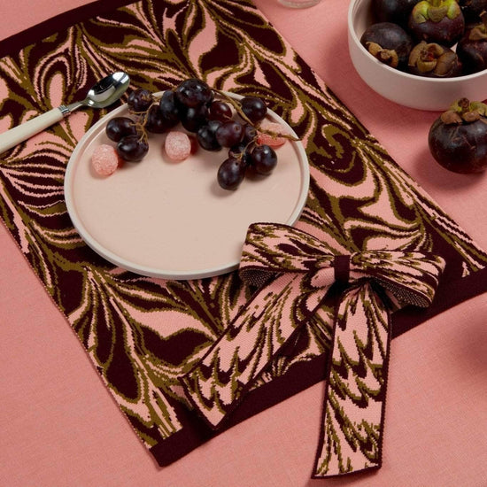 Swirl Placemat - Cantaloupe