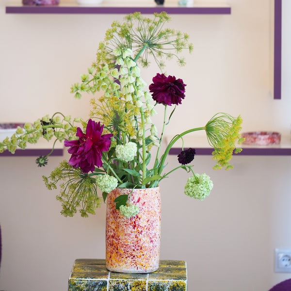 Chamomile Splatter Bunch Vase