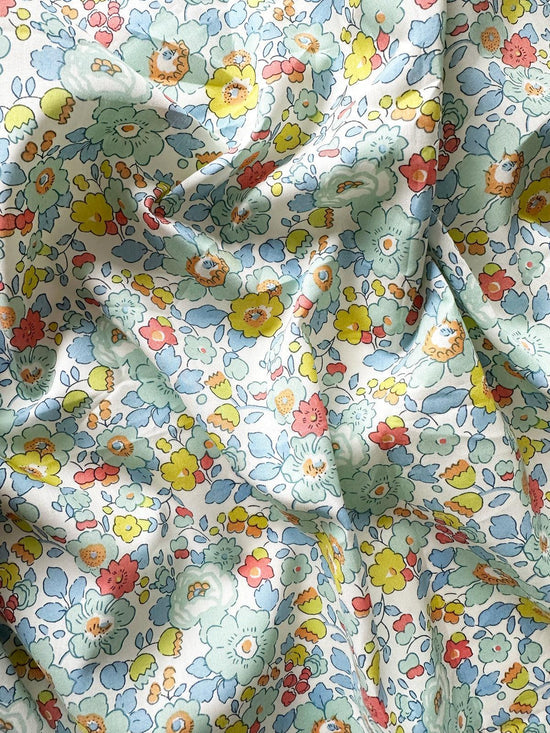 Flat Top Sheet Made With Liberty Fabric Betsy Sage