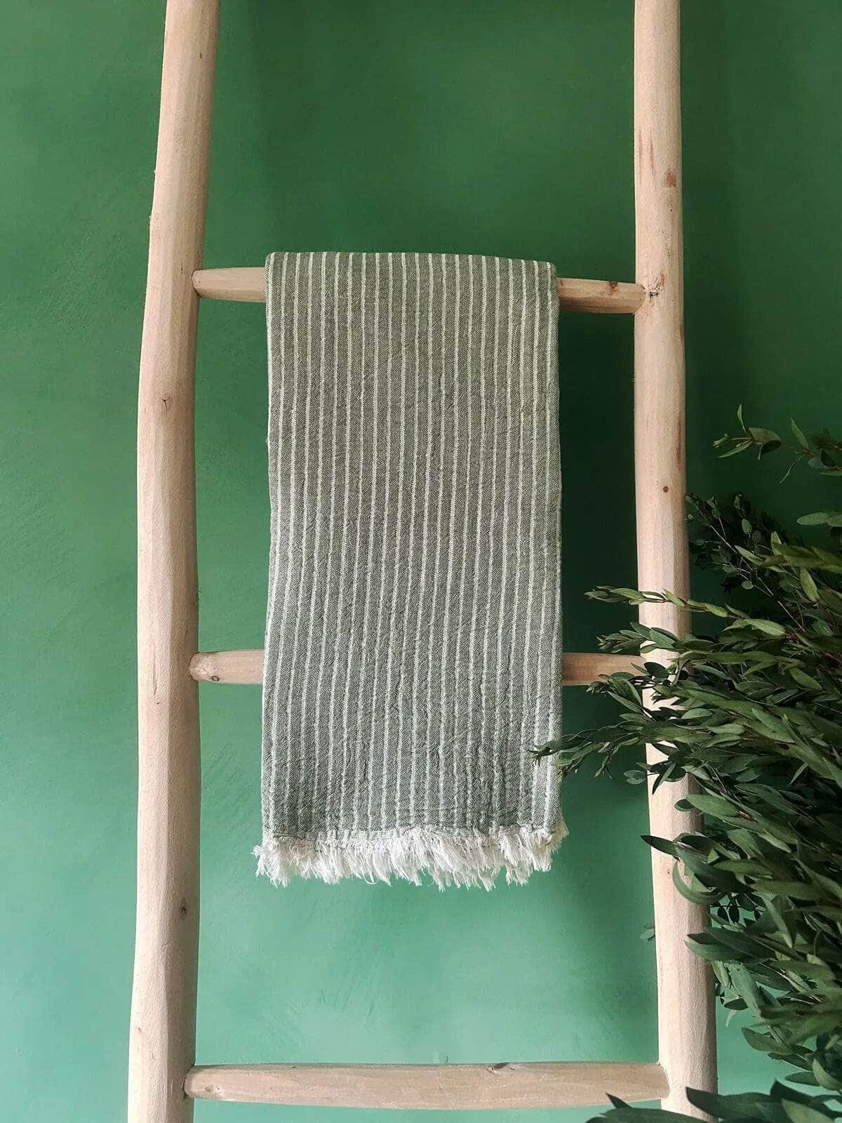 Portobello Hammam Towel - Olive