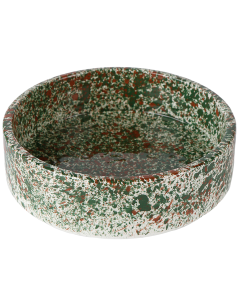 Forest Splatter Dog Bowl