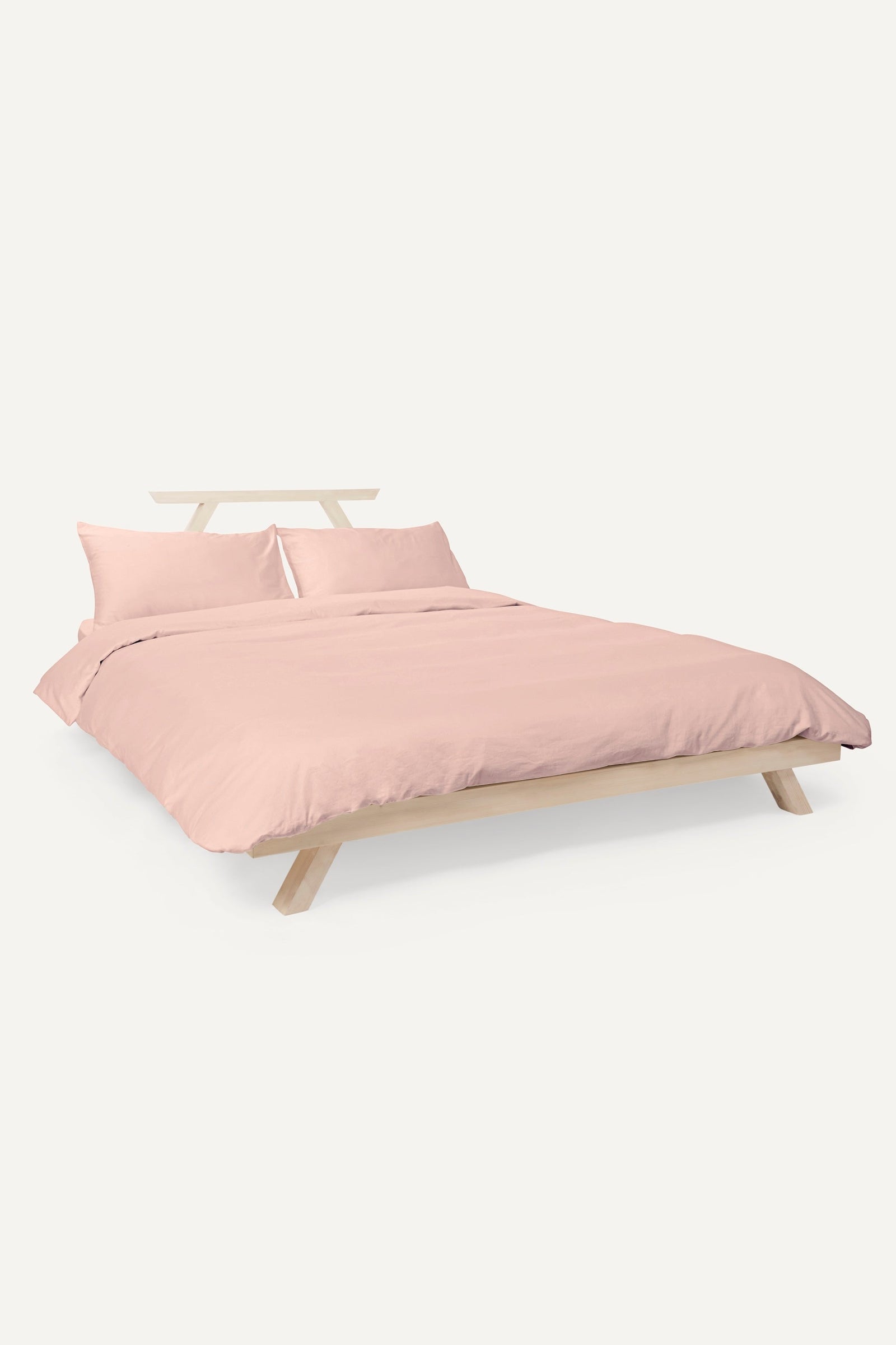 Percale Organic Cotton Duvet Cover - Midsummer Pink