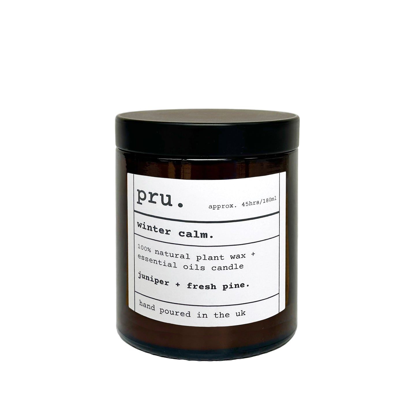 Apothecary 100% Essential Oil Massage Candle - Winter Calm