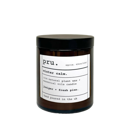 Apothecary 100% Essential Oil Massage Candle - Winter Calm