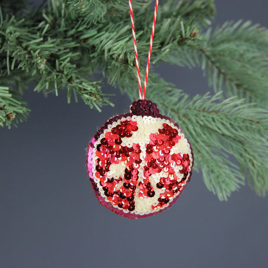Pomegranate Sequin Hanging Ornament