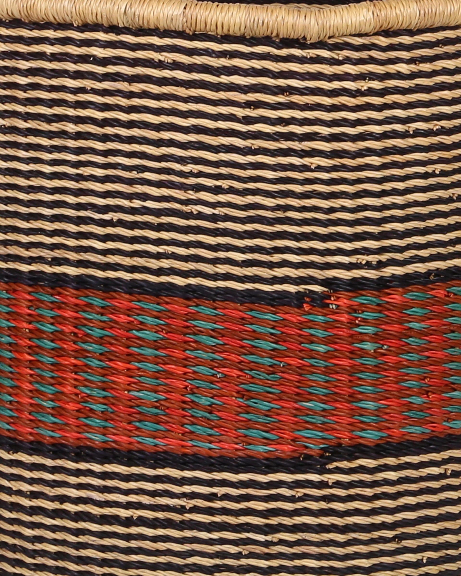 WAFAA: Orange, Blue and Green Log or Laundry Basket