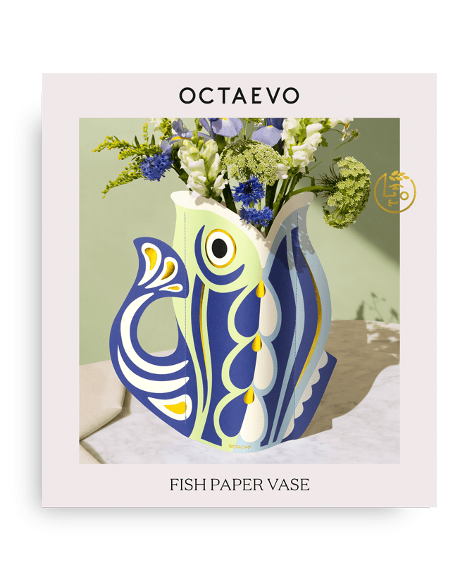 Fish Paper Vase