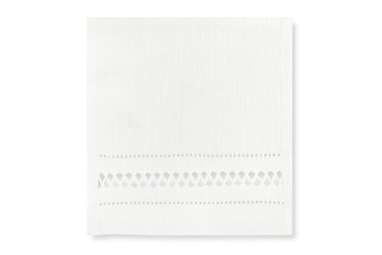 Set of 6 Diamond Stitch Square Cocktail Napkins
