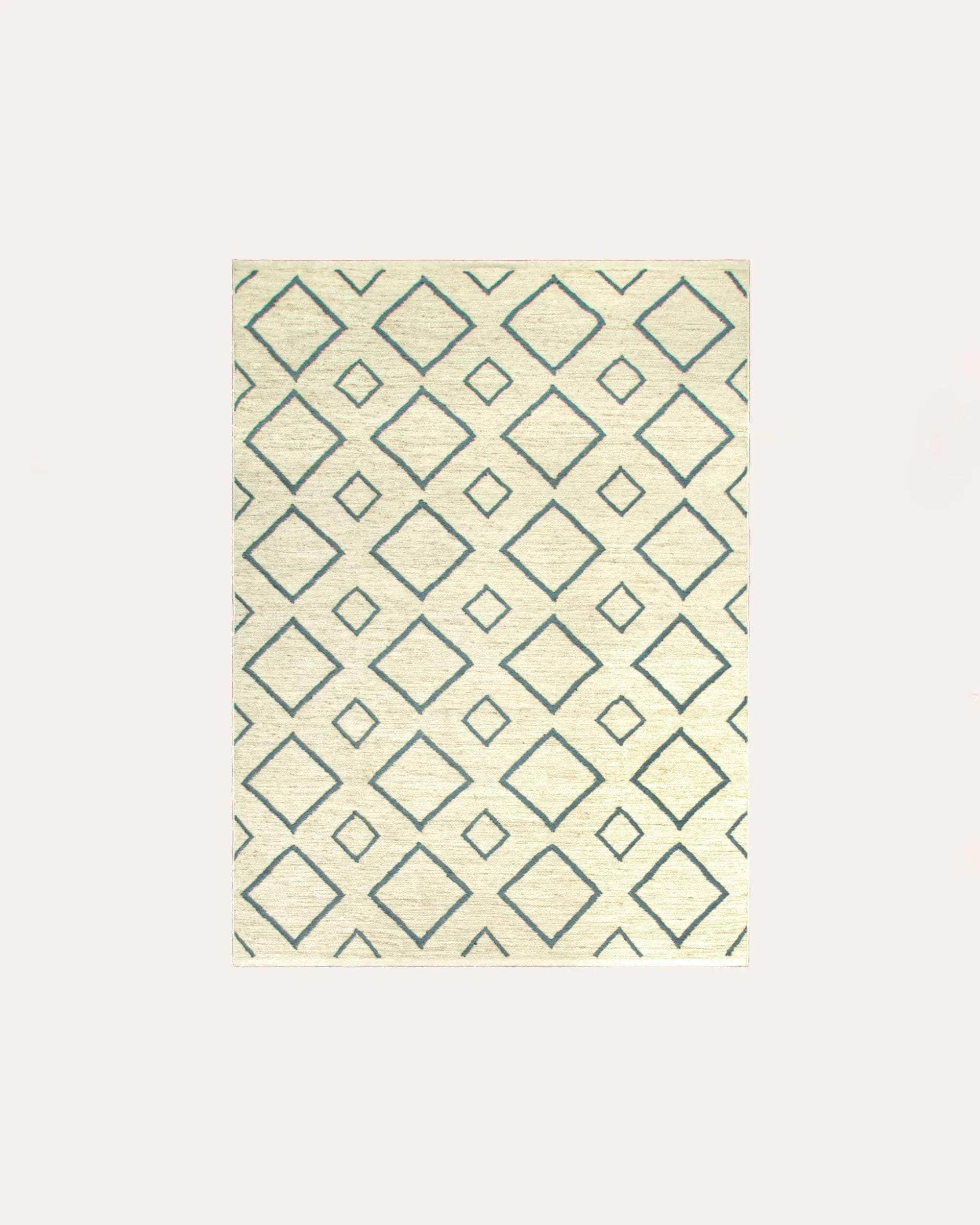 Rhombus Rug - Blue