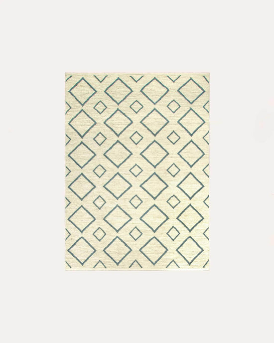 Rhombus Rug - Blue