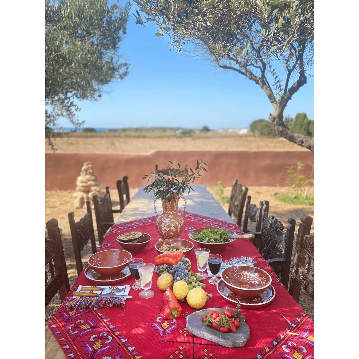 Anthologist Ceramic Pagoni Dinner Plate