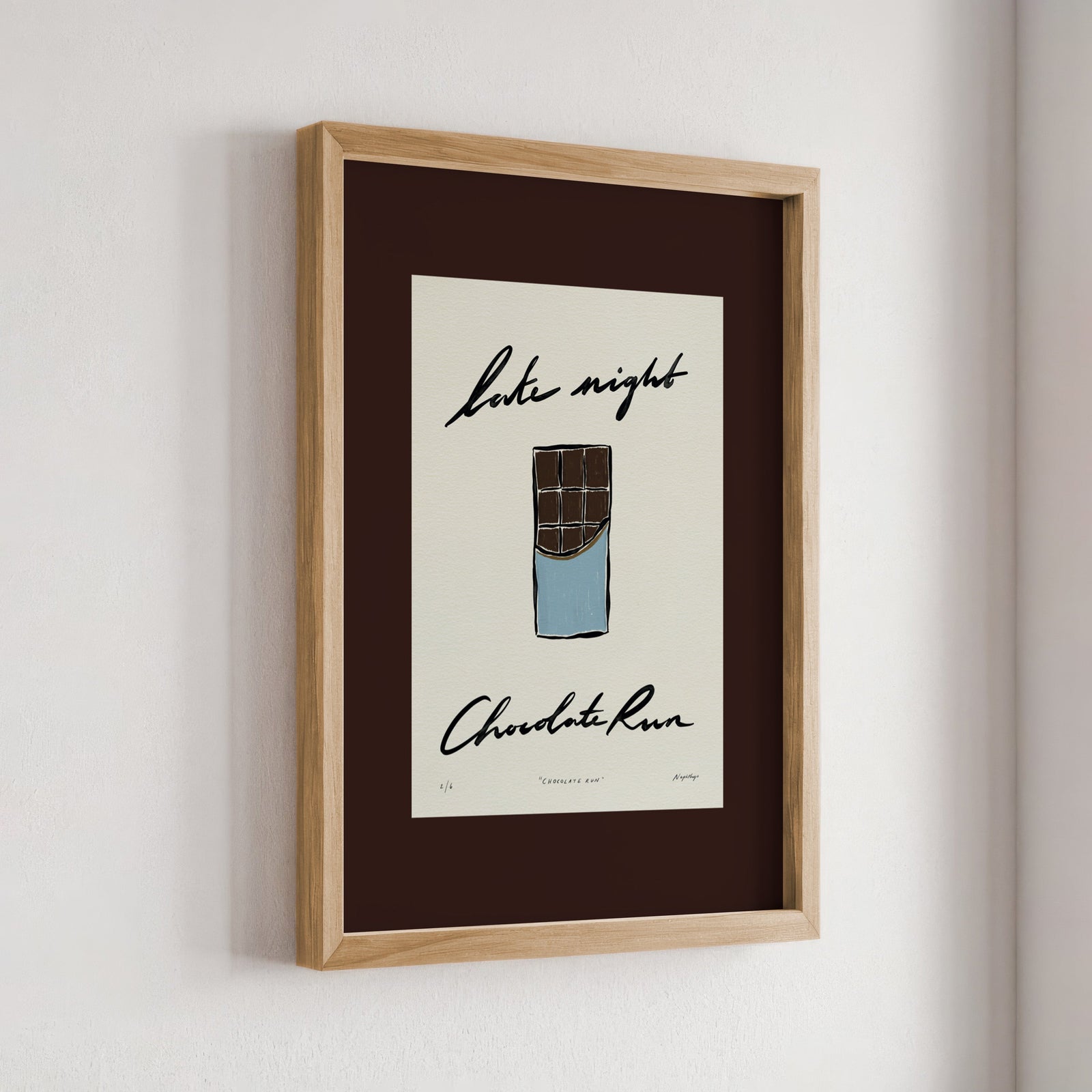 Late Night Chocolate Run Print