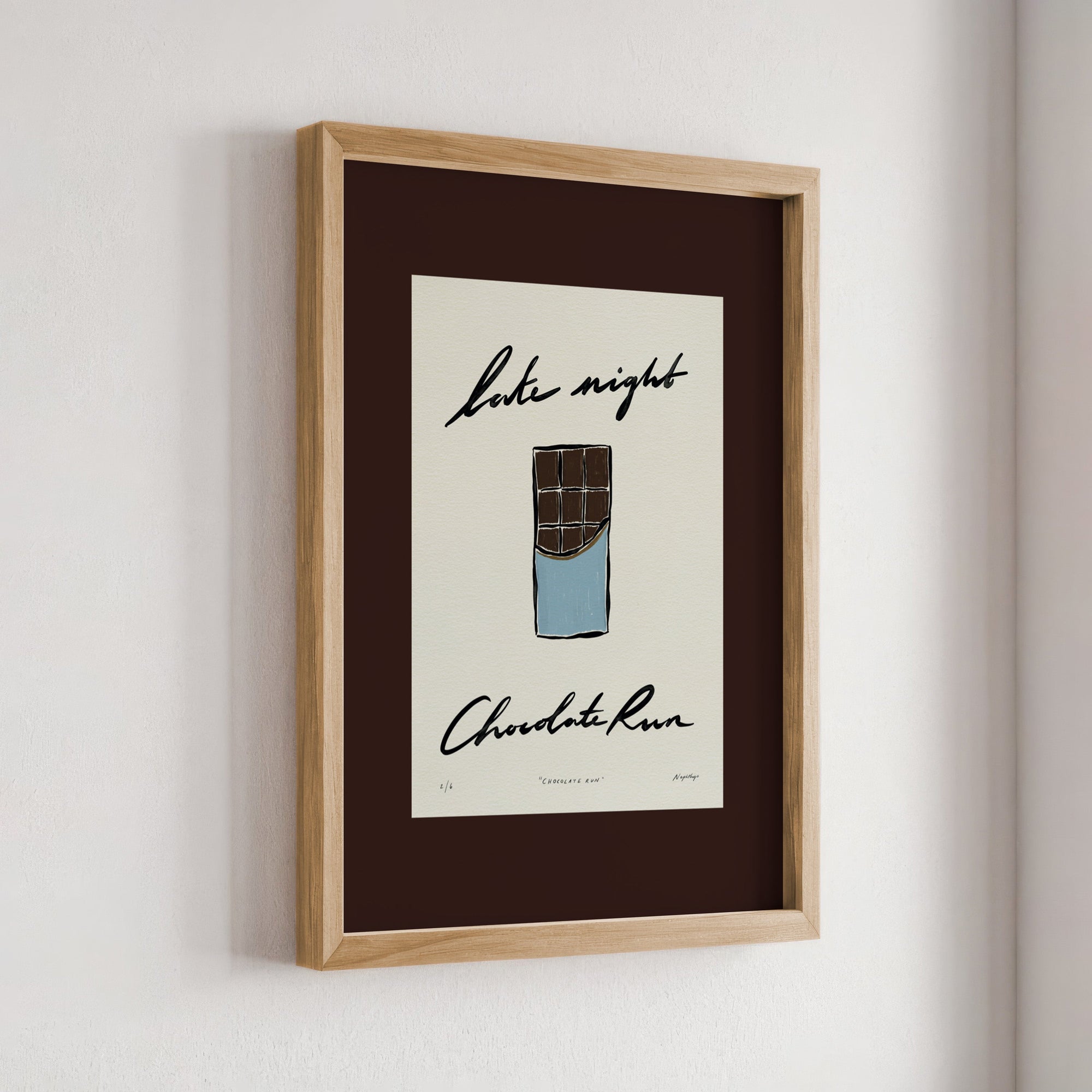 Late Night Chocolate Run Print