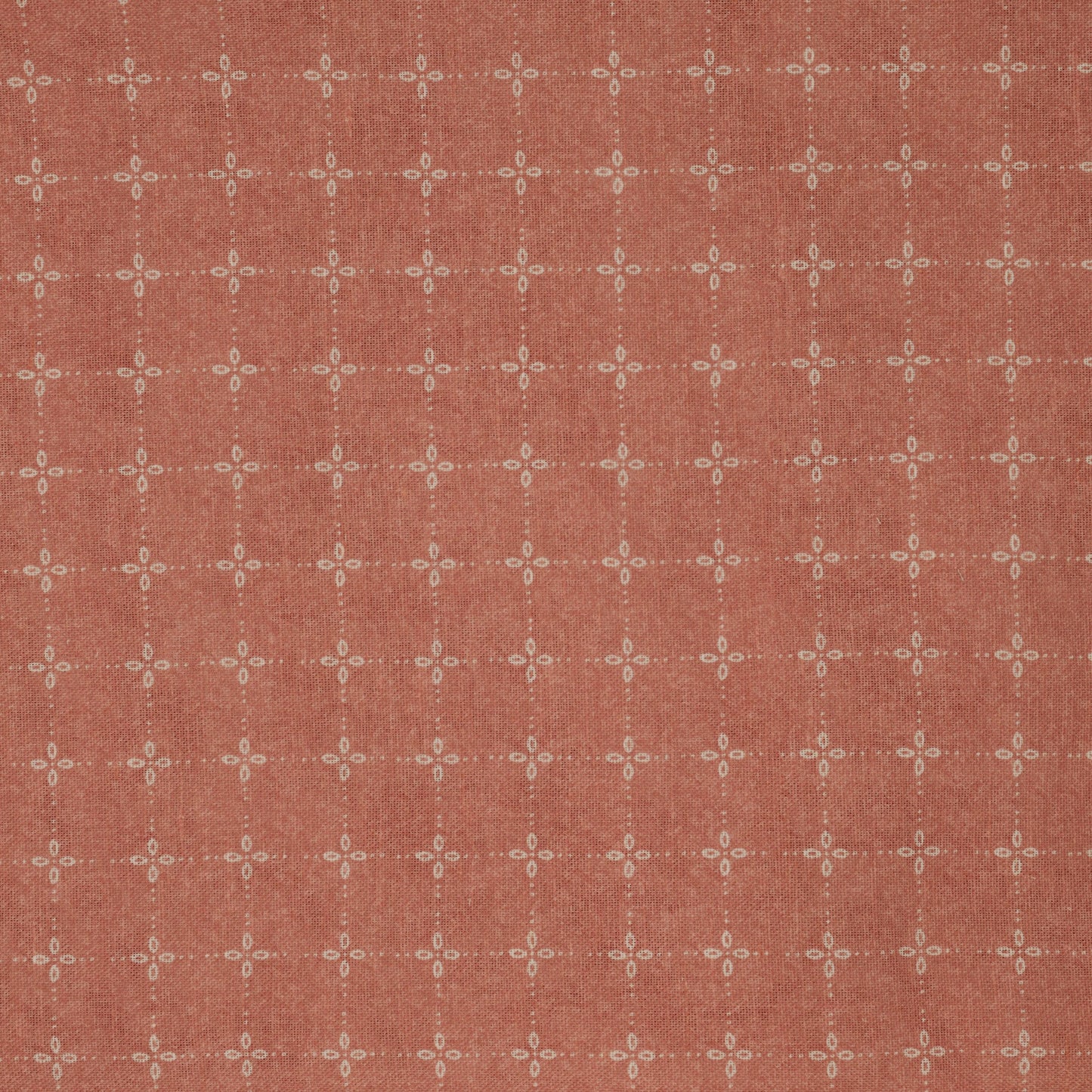 Tiroler Check Fabric - Soft Red