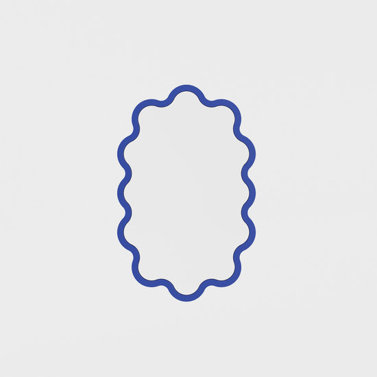 Hvyli Oval - Wavy Wall Mirror
