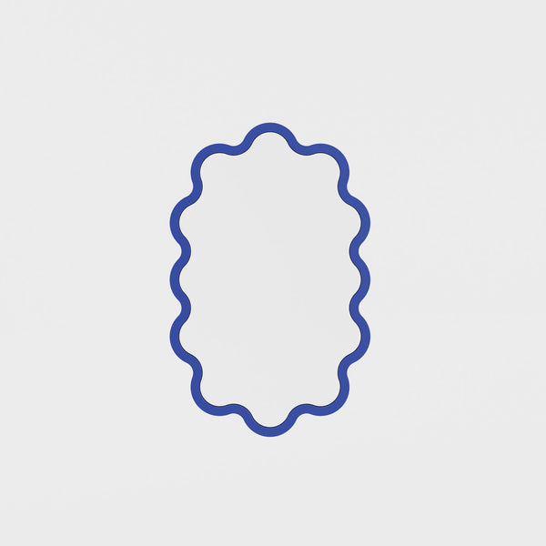 Hvyli Oval - Wavy Wall Mirror