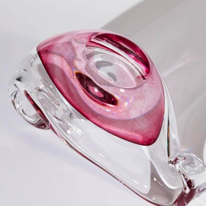 Italian Sculptural Art Glass Bowl