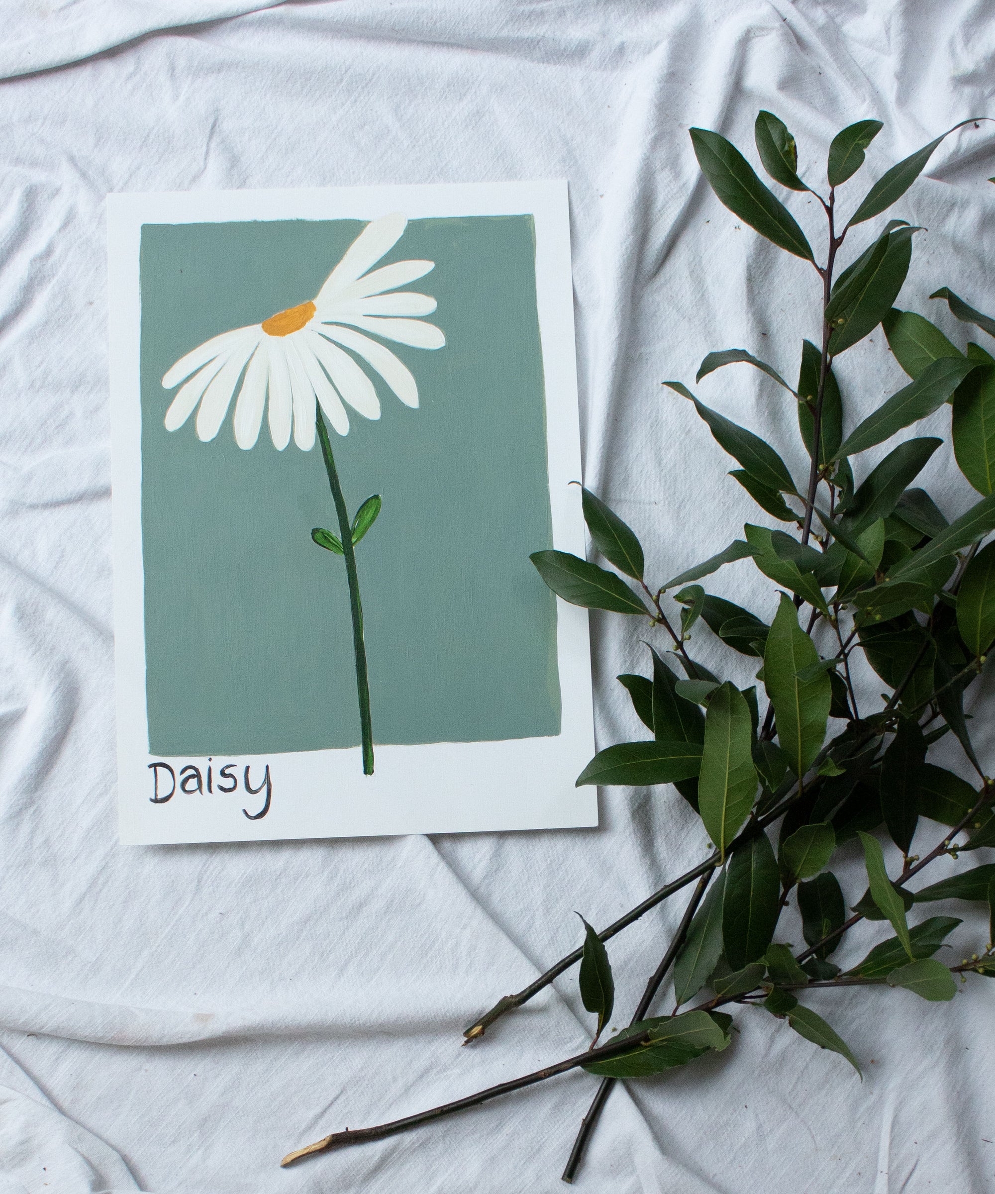 Daisy stem- Original painting