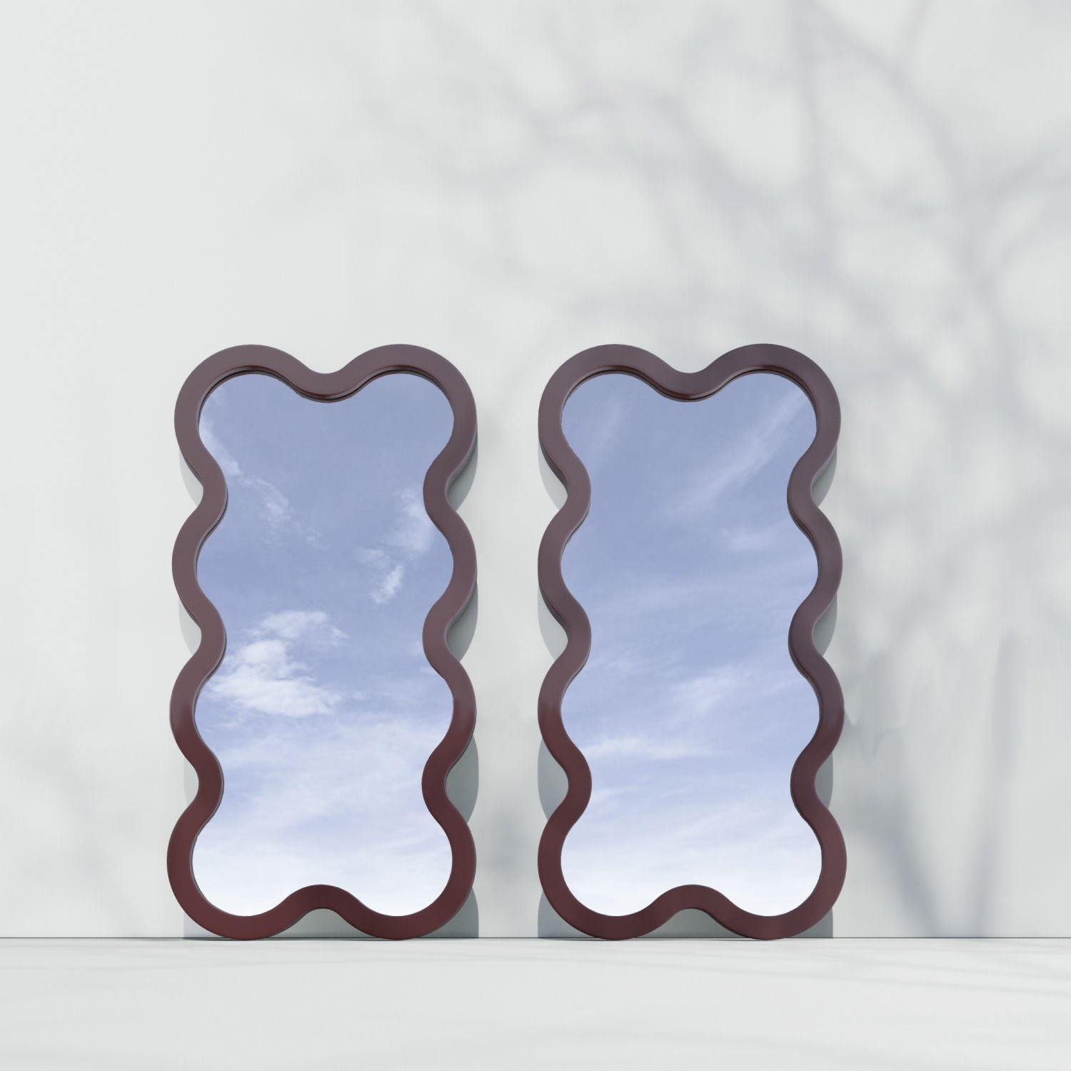 Hvyli 8 - Narrow Wavy Mirror