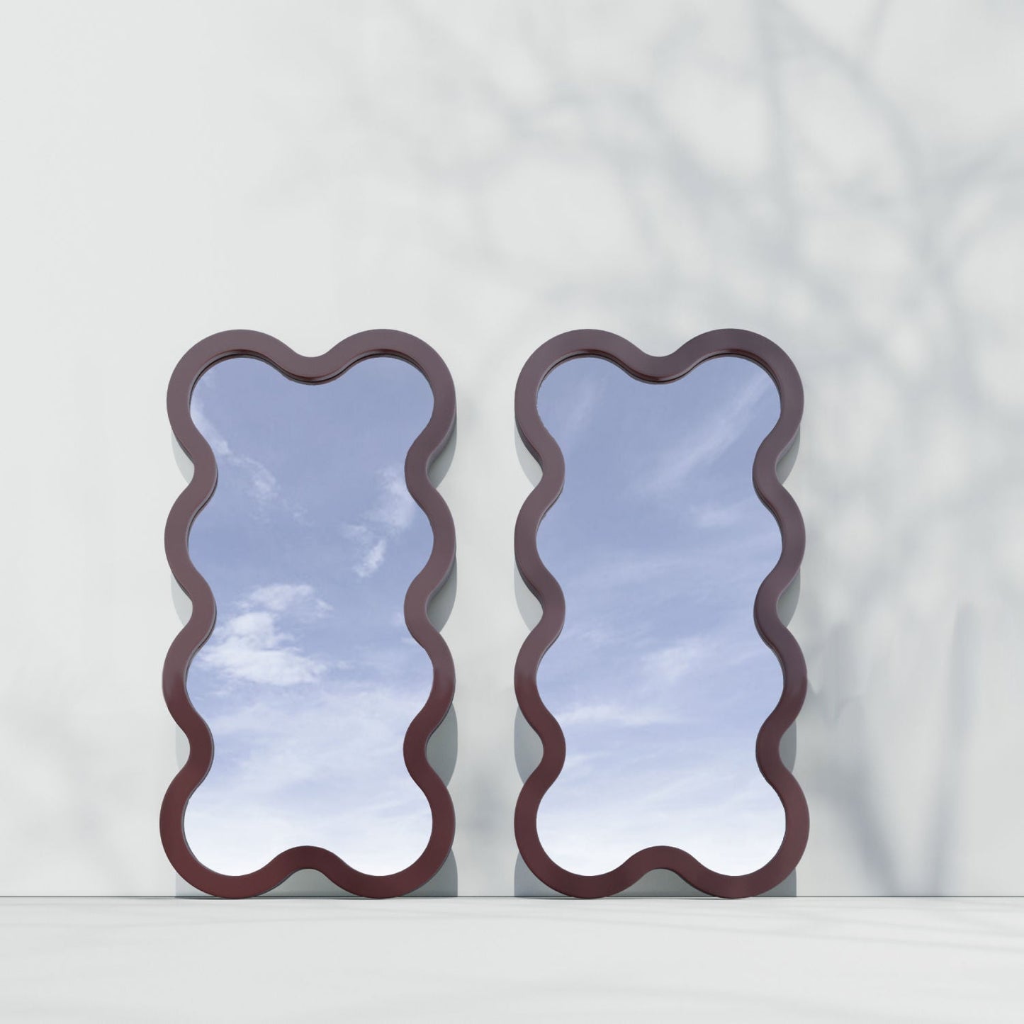 Hvyli 8 - Narrow Wavy Mirror