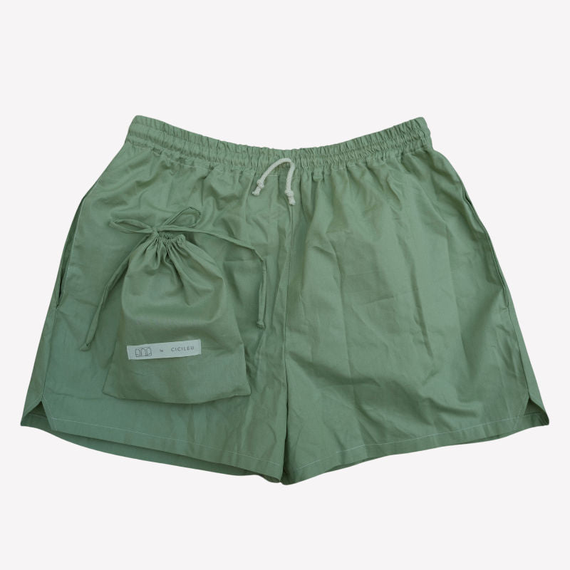 Cotton Swim Short Green
