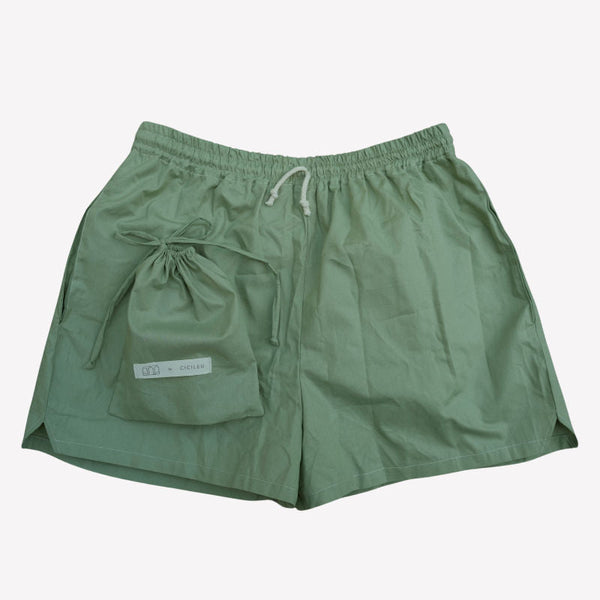 Cotton Swim Short Green