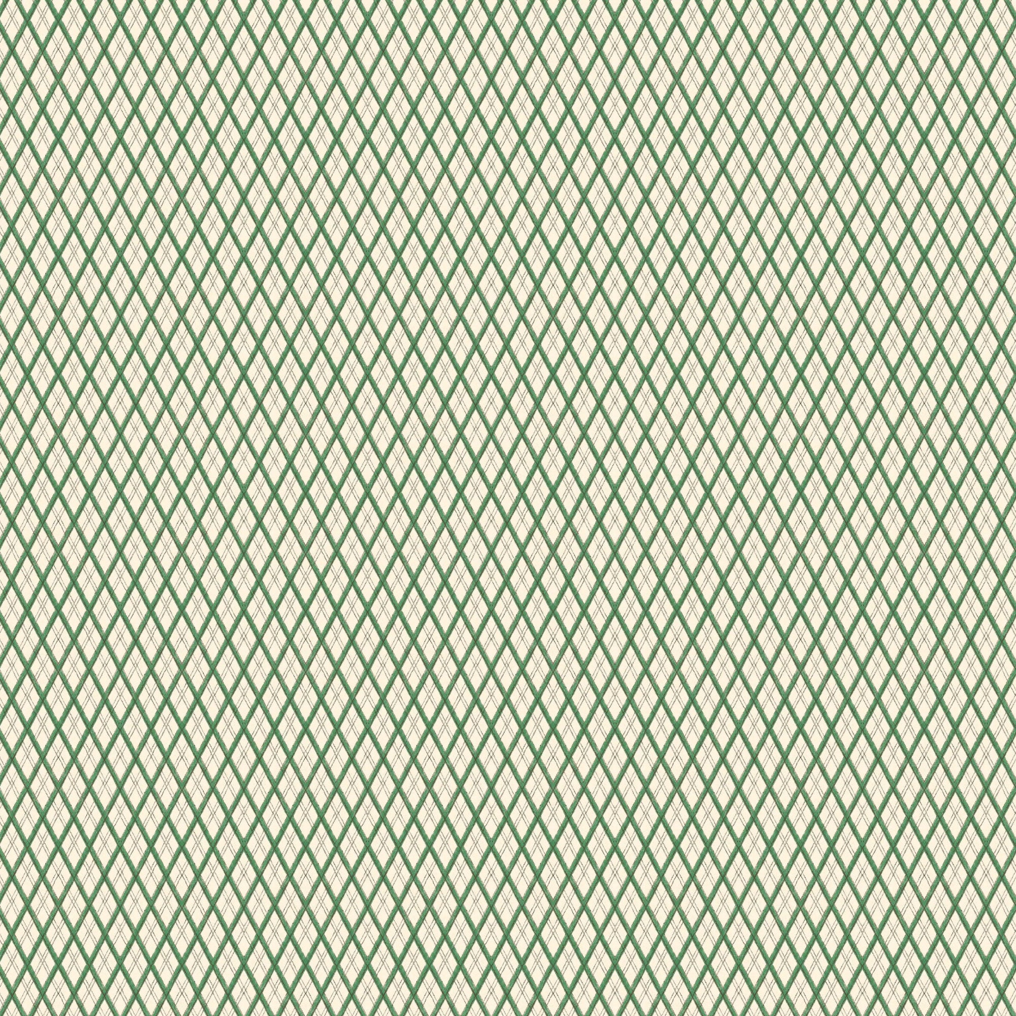 Little Lattice Wallpaper - Green