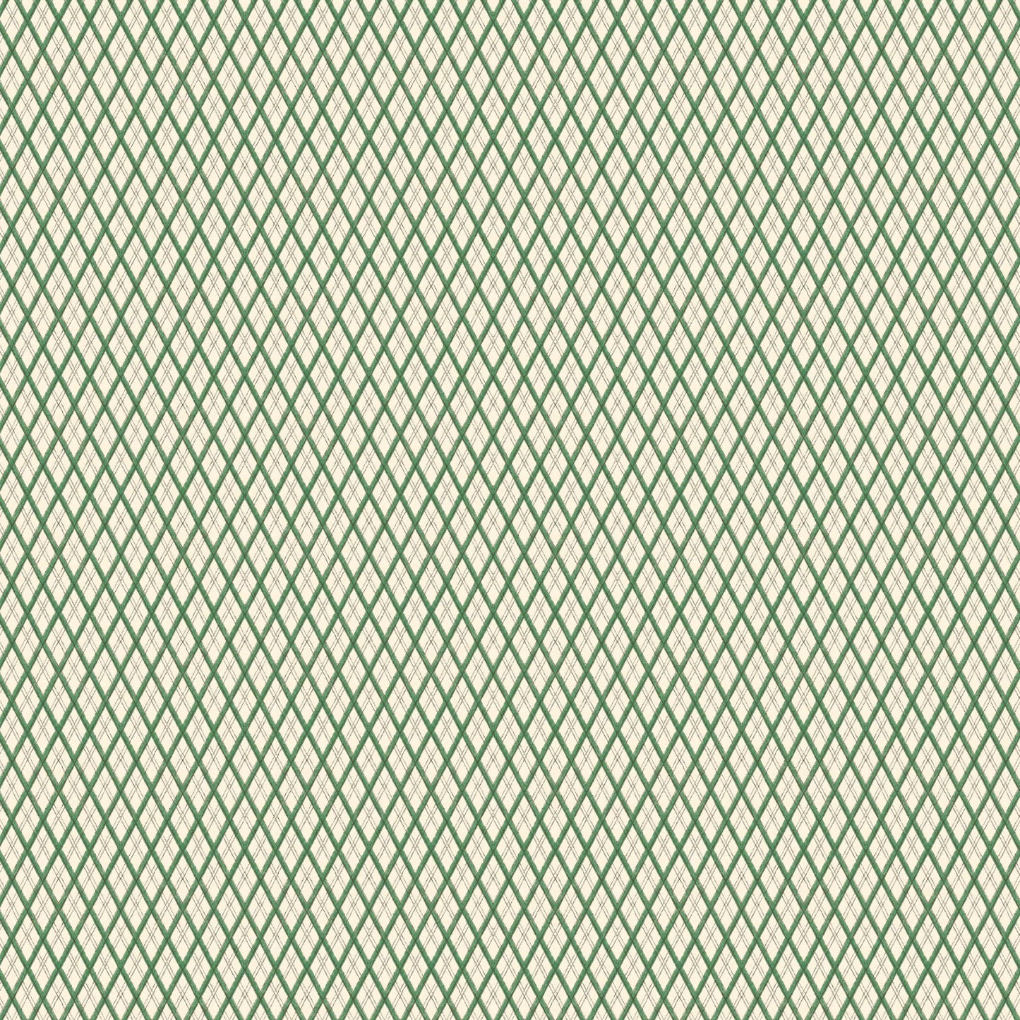 Little Lattice Wallpaper - Green