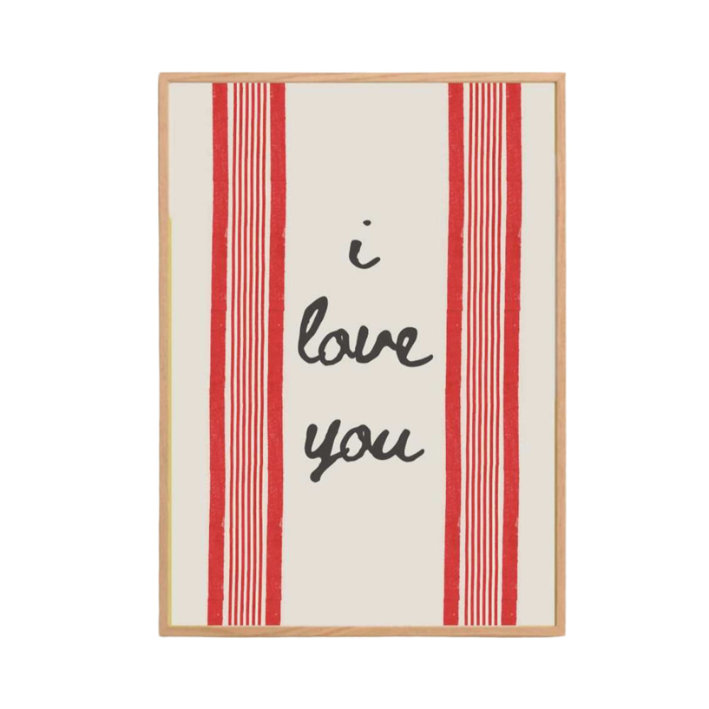 I Love You Print